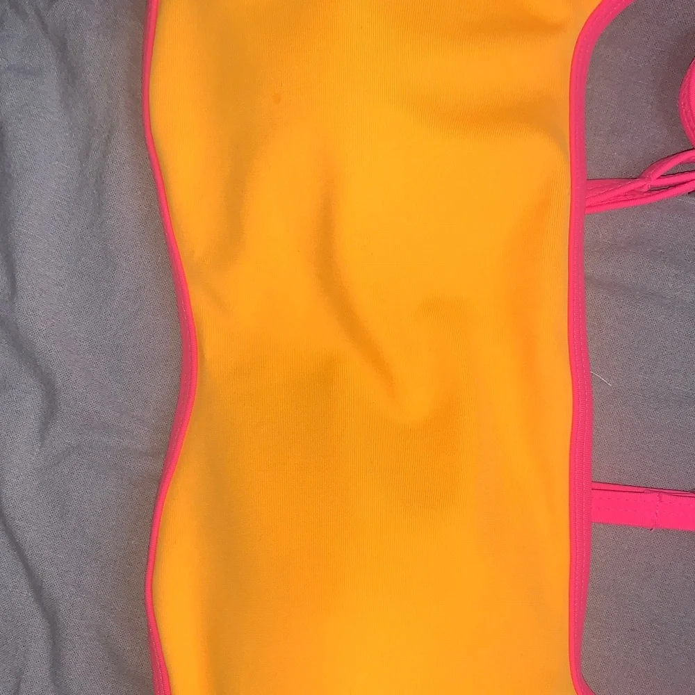 wild fable Neon Yellow Bikini with Hot Pink Trim